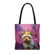 Royal Yorkshire Terrier Tote Bag - Vibrant Pop Art Design for Dog Lovers