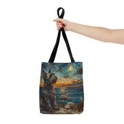 Scottie Sunset Dreamscape Eco-Friendly Tote Bag, Artistic Dog Lover Gift