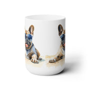 Frenchie Cool Vibes Mug – French Bulldog Coffee Cup for Dog Lovers