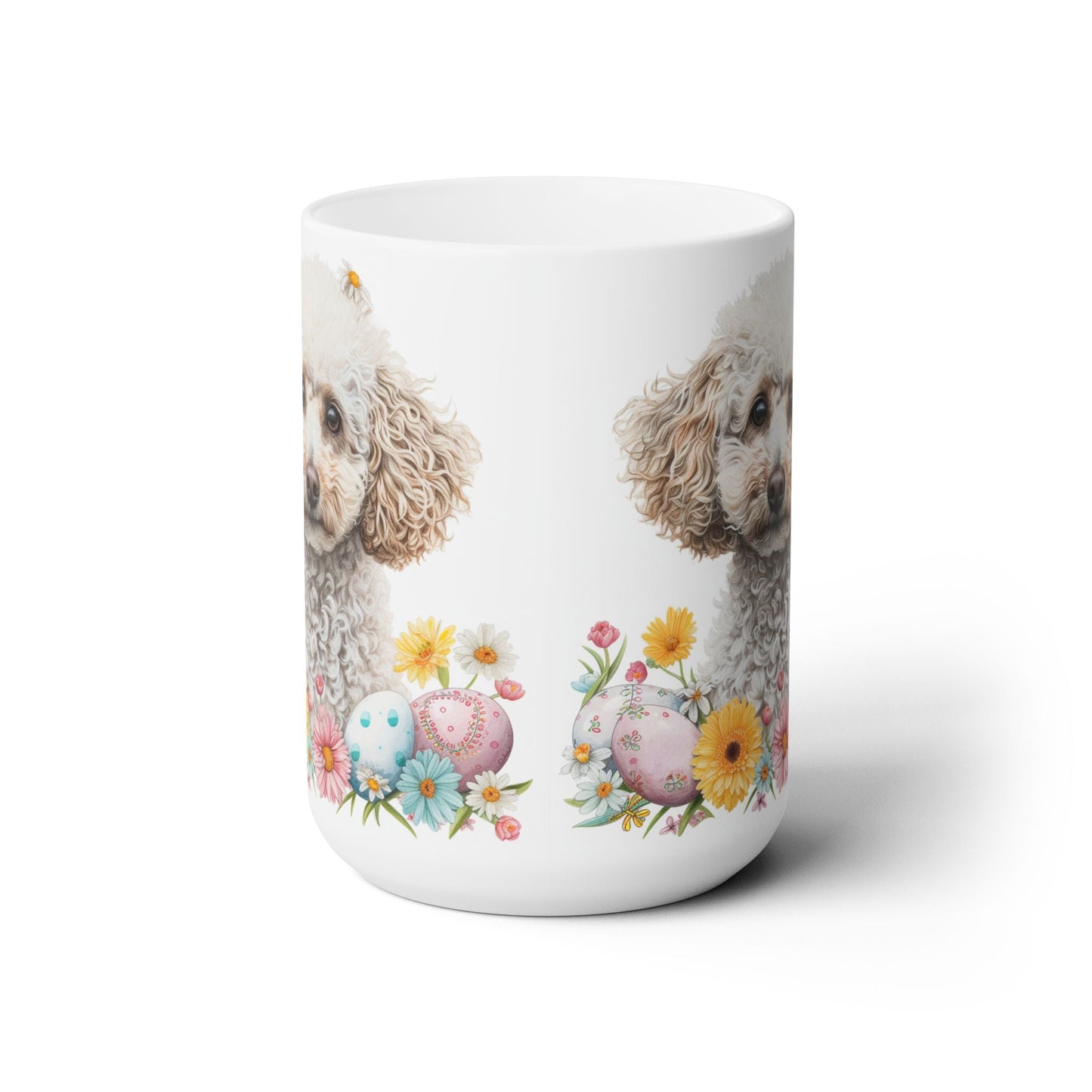 Poodle Easter Mug - Adorable Doodle Spring Coffee Cup Gift