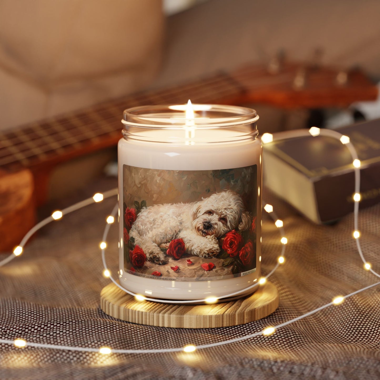 Bichon Bliss Memorial Candle – Soy Pet Lover Gift