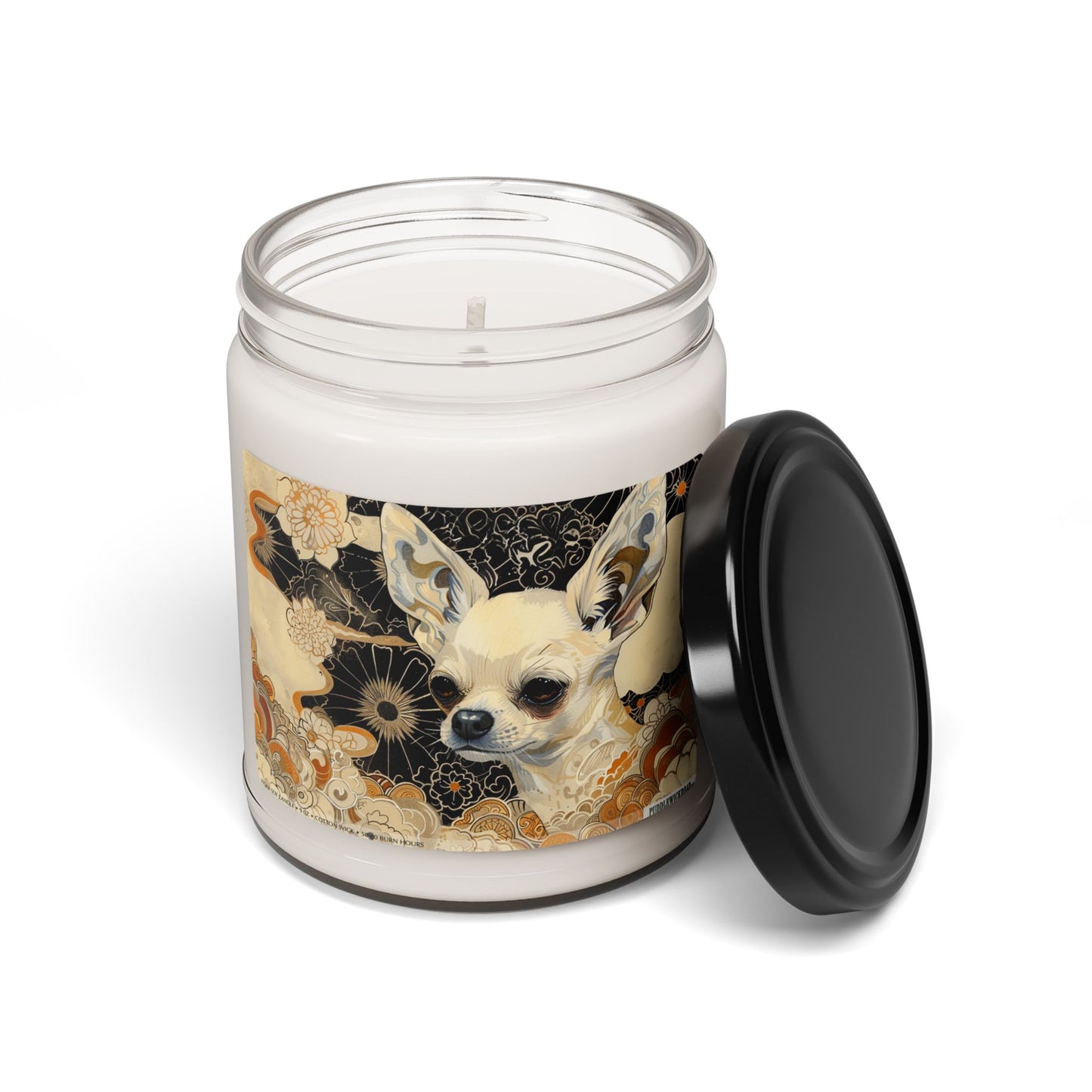 Charming Chihuahua Candle – Vintage Art Gift for Dog Lovers