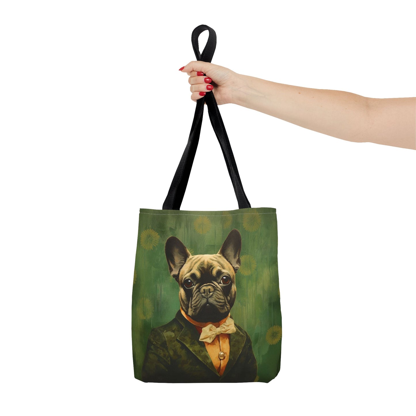 French Bulldog Canvas Tote Bag - Eco-Friendly Chic for Dog Lovers