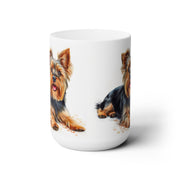 Yorkie Dreams Coffee Mug – Yorkshire Terrier Art for Dog Lovers