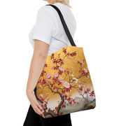 Magnolia Blossom Art Tote Bag – Elegant Floral Printed Canvas Bag