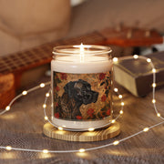 Regal Great Dane Candle – Vintage Dog Lover Gift with Roses