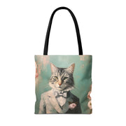 Maine Coon Cat Tote Bag, Chic Canvas Market Bag for Cat Lovers