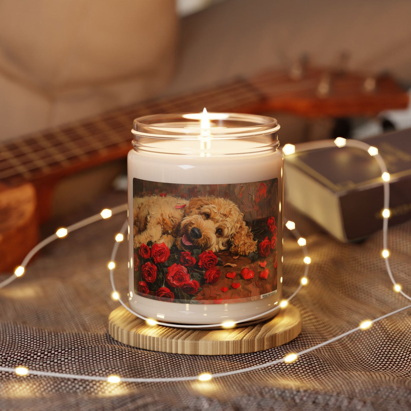 Goldendoodle Romance Candle – Cozy Gift for Dog Lovers and Pet Parents