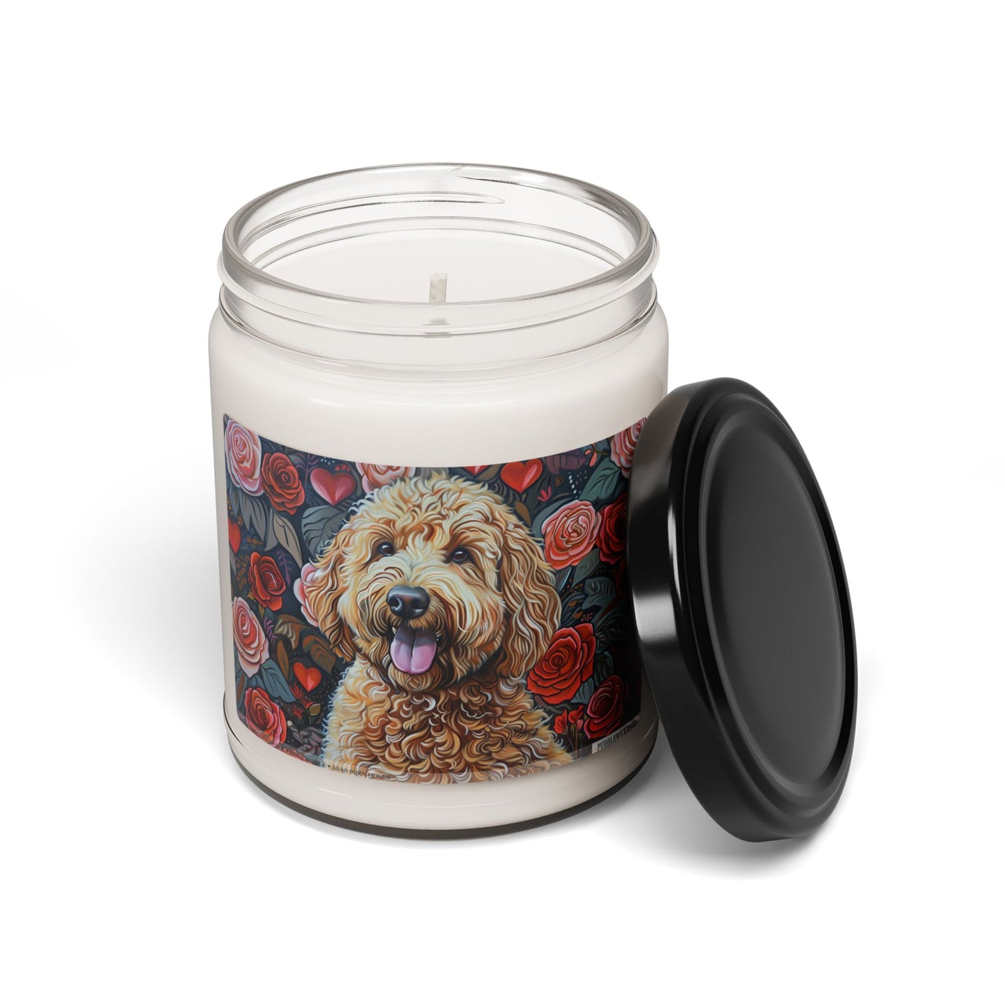 Golden Goldendoodle Candle – Pet Lover Gift & Memorial Keepsake