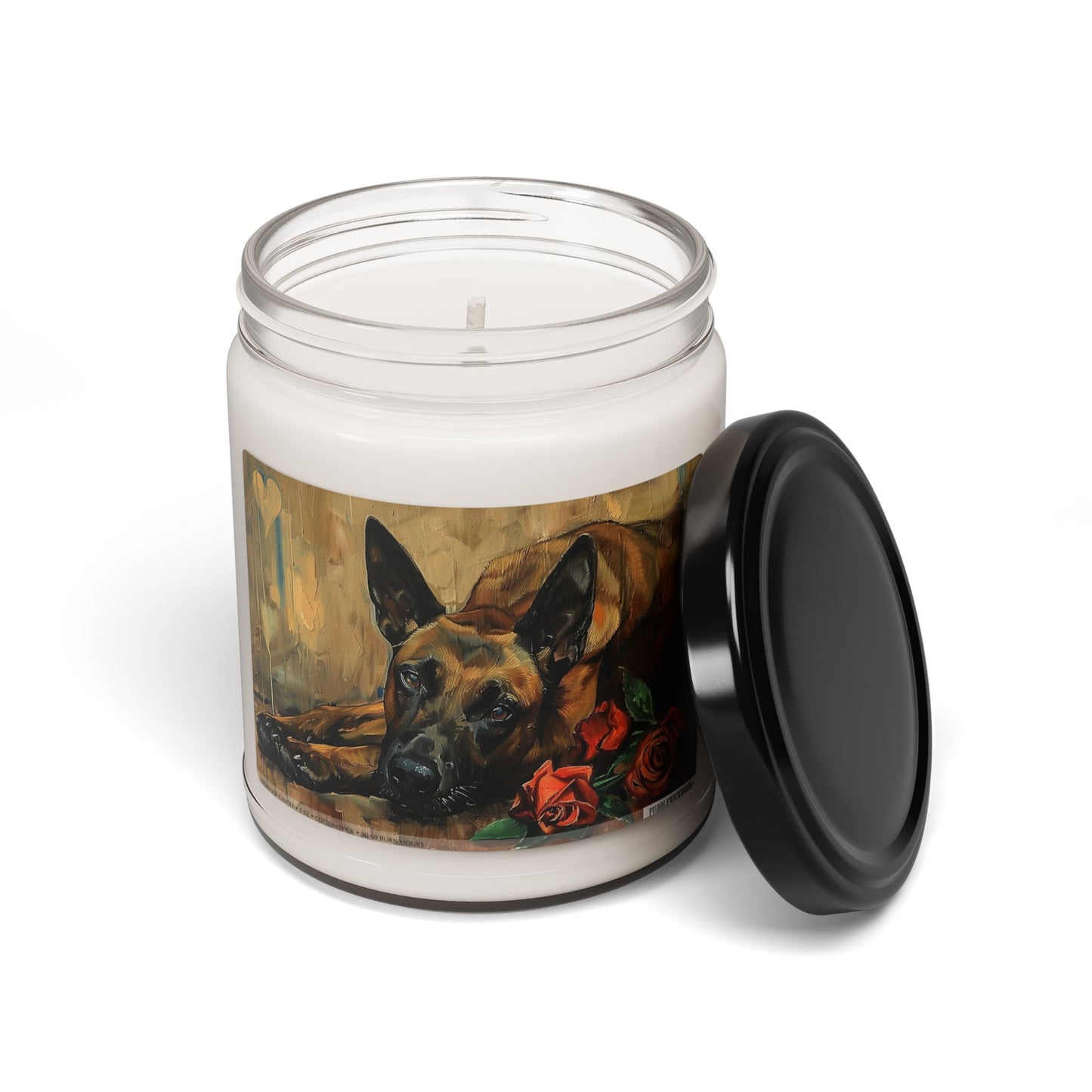 Belgian Malinois Vintage Pet Memory Candle Gift