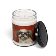 Shih Tzu Tribute Candle – Vintage Art Pet Lover Gift