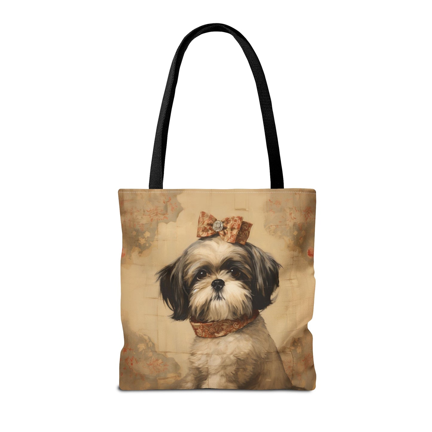 Shih Tzu Vintage Charm Tote Bag, Elegant Gift for Dog Lovers