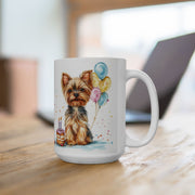 Yorkie Birthday Celebration Coffee Mug - Yorkshire Terrier Gift