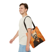 Yorkie Dapper Dog Tote Bag - Stylish Orange Canvas for Pet Lovers