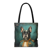 French Bulldog Commander Canvas Tote Bag – Stylish, Eco-Friendly Gift