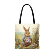 Whimsical Easter Bunny Tote Bag, Perfect for Spring Gifts