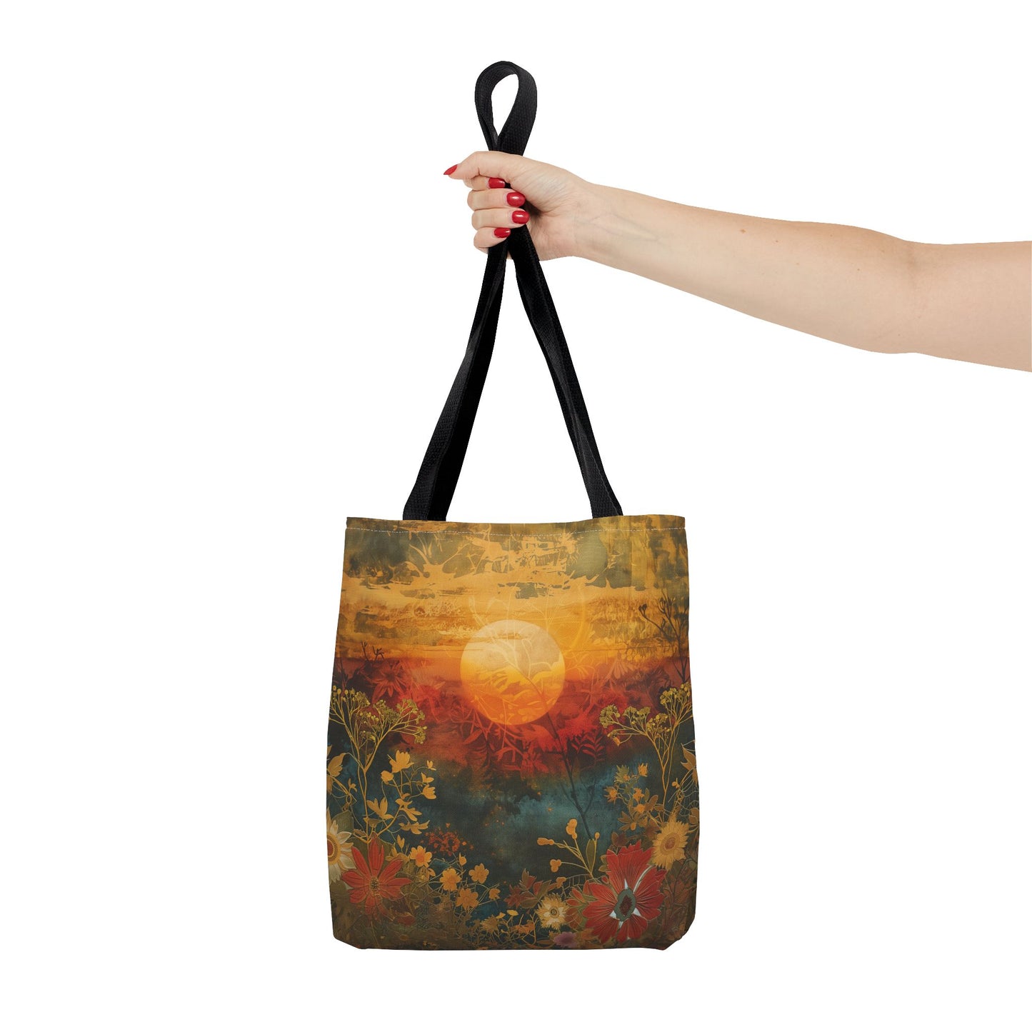 Sunlit Meadow Canvas Tote Bag – Eco-Friendly Gift for Nature Enthusiasts