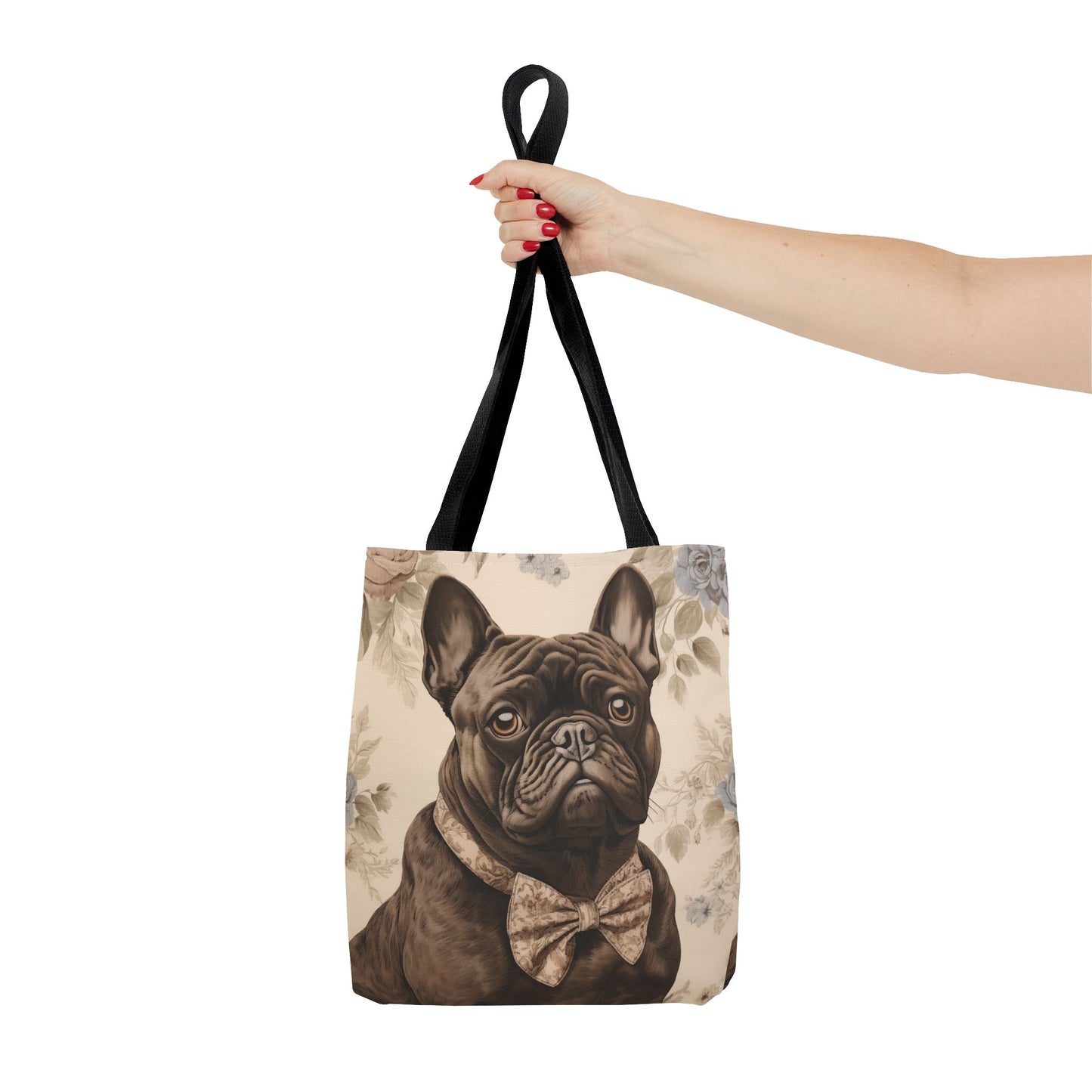 French Bulldog Tote Bag – Classic Brindle Design for Dog Lovers