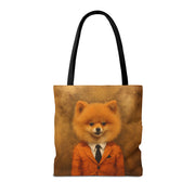 Executive Pomeranian Tote Bag – Artistic, Stylish, Dog Lovers' Essential