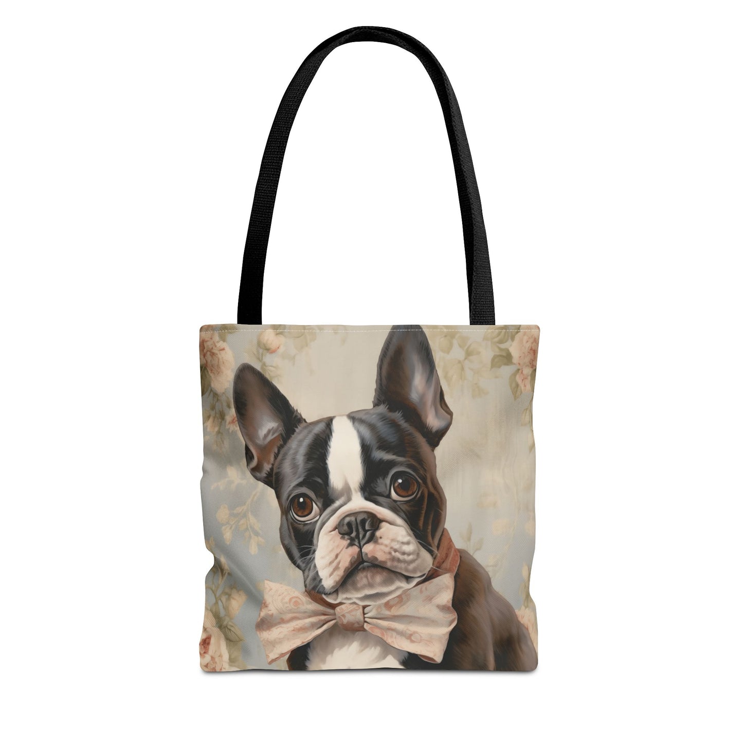 Chic French Bulldog Tote Bag, Canvas Market and Gift for Dog Lovers