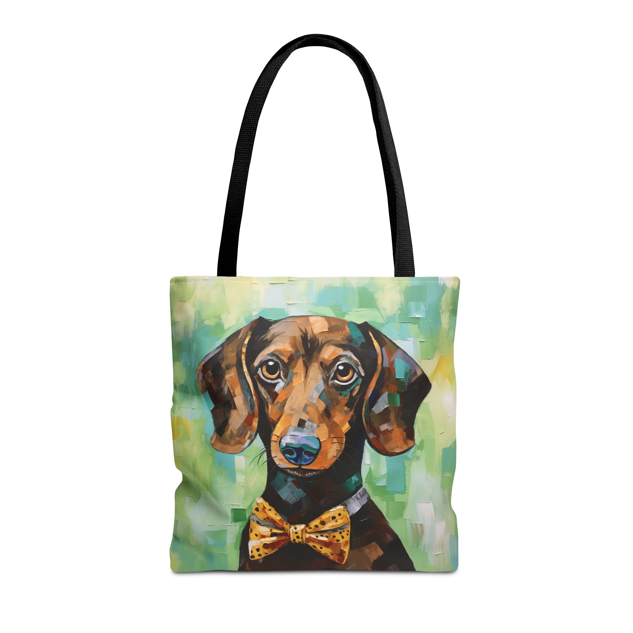 Dapper Dachshund Tote Bag – Stylish Art Canvas for Dog Lovers