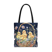 Chick Basket Spring Tote Bag - Easter Gift and Shopping Essential