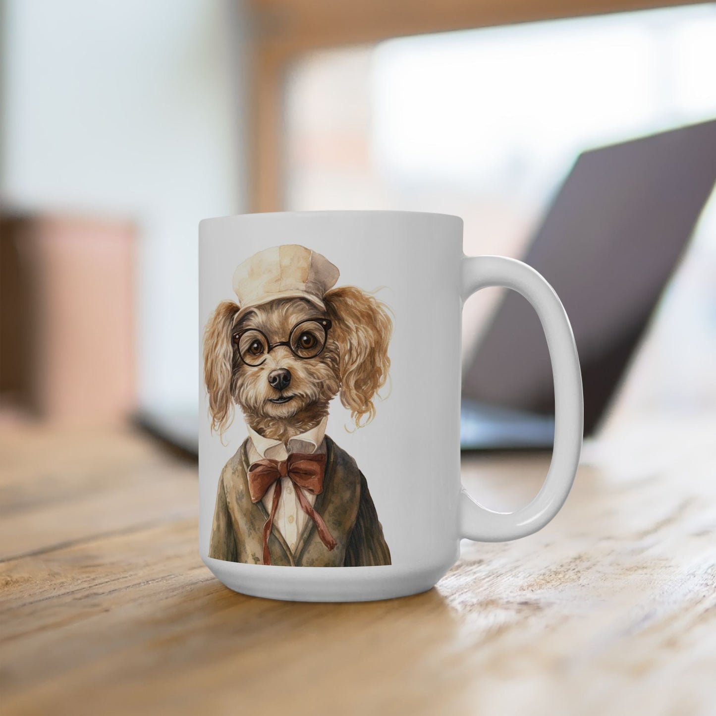 Sophisticated Poodle Teacher Coffee Mug – Dog Lover Gift Idea