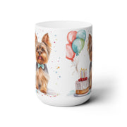 Yorkie Birthday Celebration Mug - Adorable Yorkie Dog Lover Gift