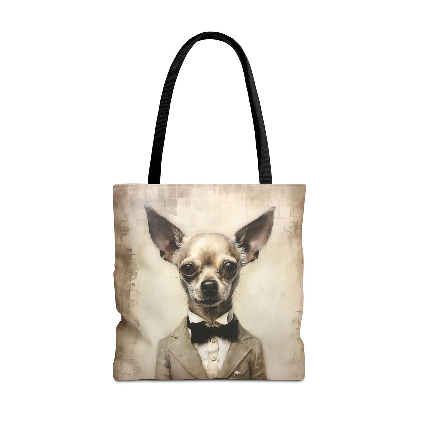 Chihuahua Sophistication Tote Bag – Dapper & Eco-Friendly Canvas