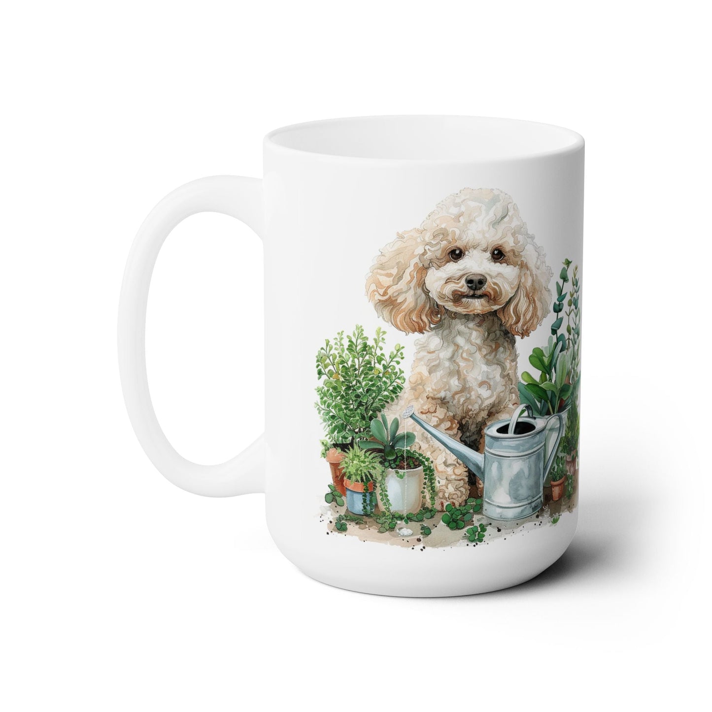 Poodle Paradise Garden Mug - Perfect for Dog Lovers!