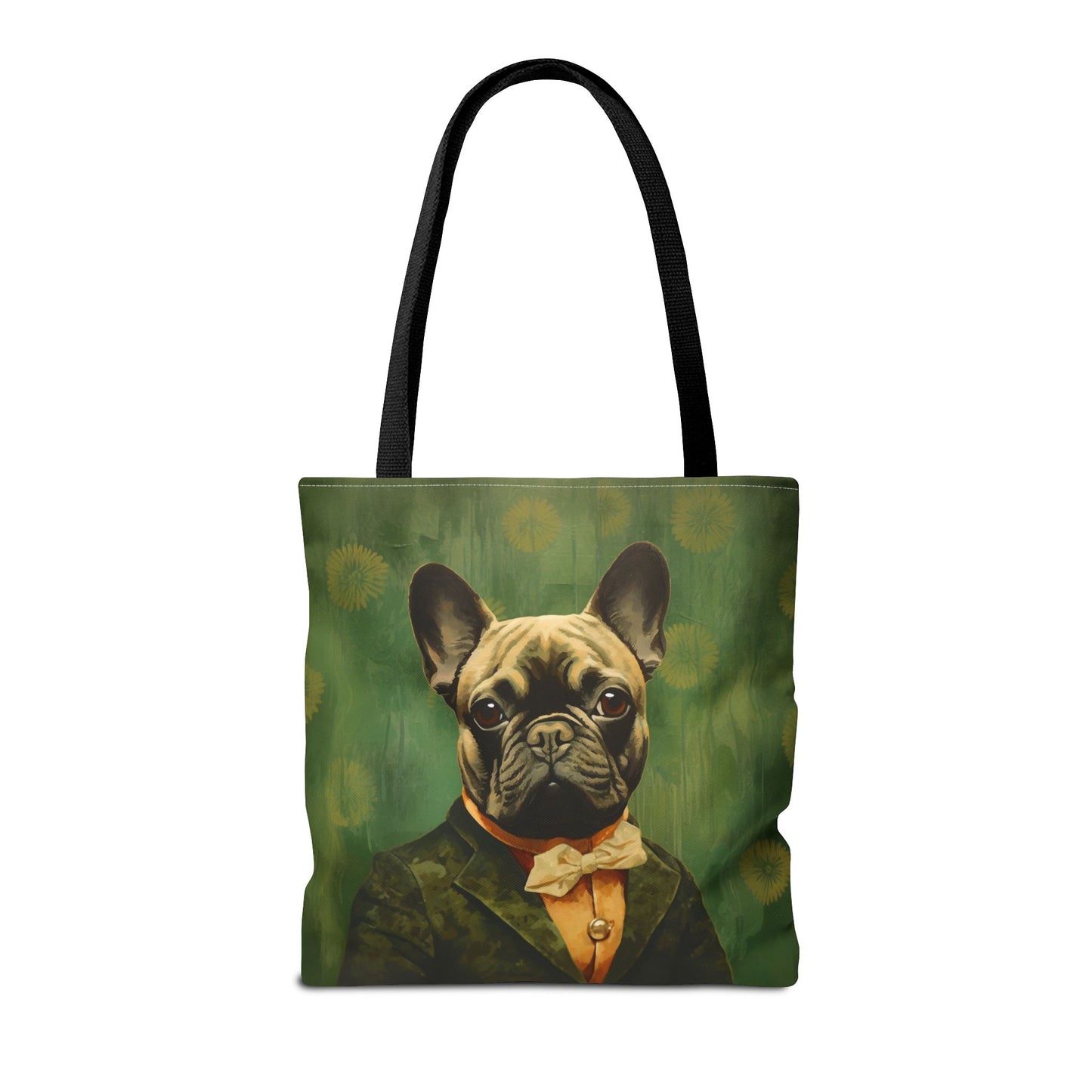 French Bulldog Canvas Tote Bag - Eco-Friendly Chic for Dog Lovers