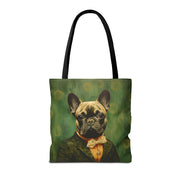 French Bulldog Canvas Tote Bag - Eco-Friendly Chic for Dog Lovers