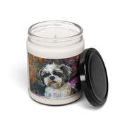 Shih Tzu Vintage Art Candle Gift for Pet Lovers and Dog Parents