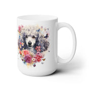 Elegant Poodle Floral Mug – Gift for Dog Lovers & Pet Parents