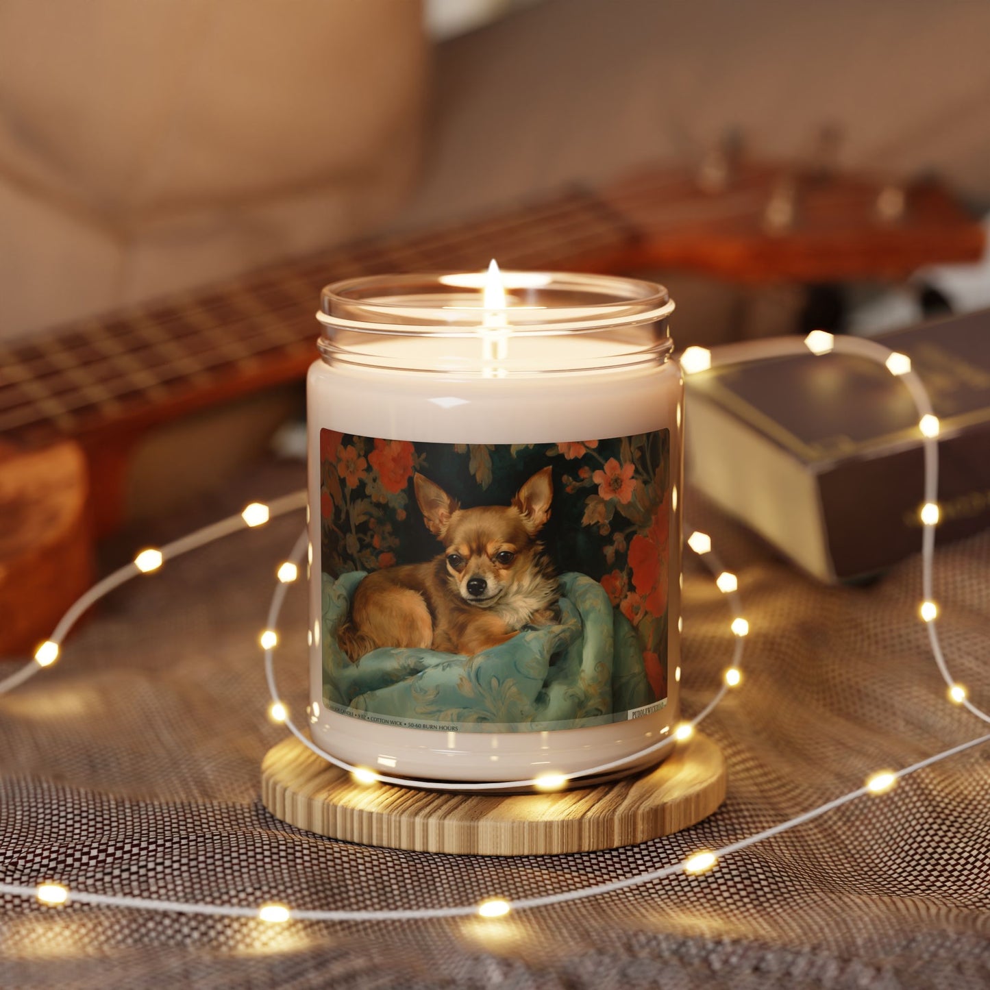 Charming Chihuahua Soy Candle – Dog Lover Gift, Pet Memorial Decoration