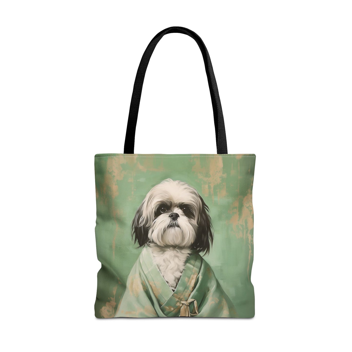 Elegant Shih Tzu Kimono Canvas Tote Bag – Stylish and Eco-Friendly Gift