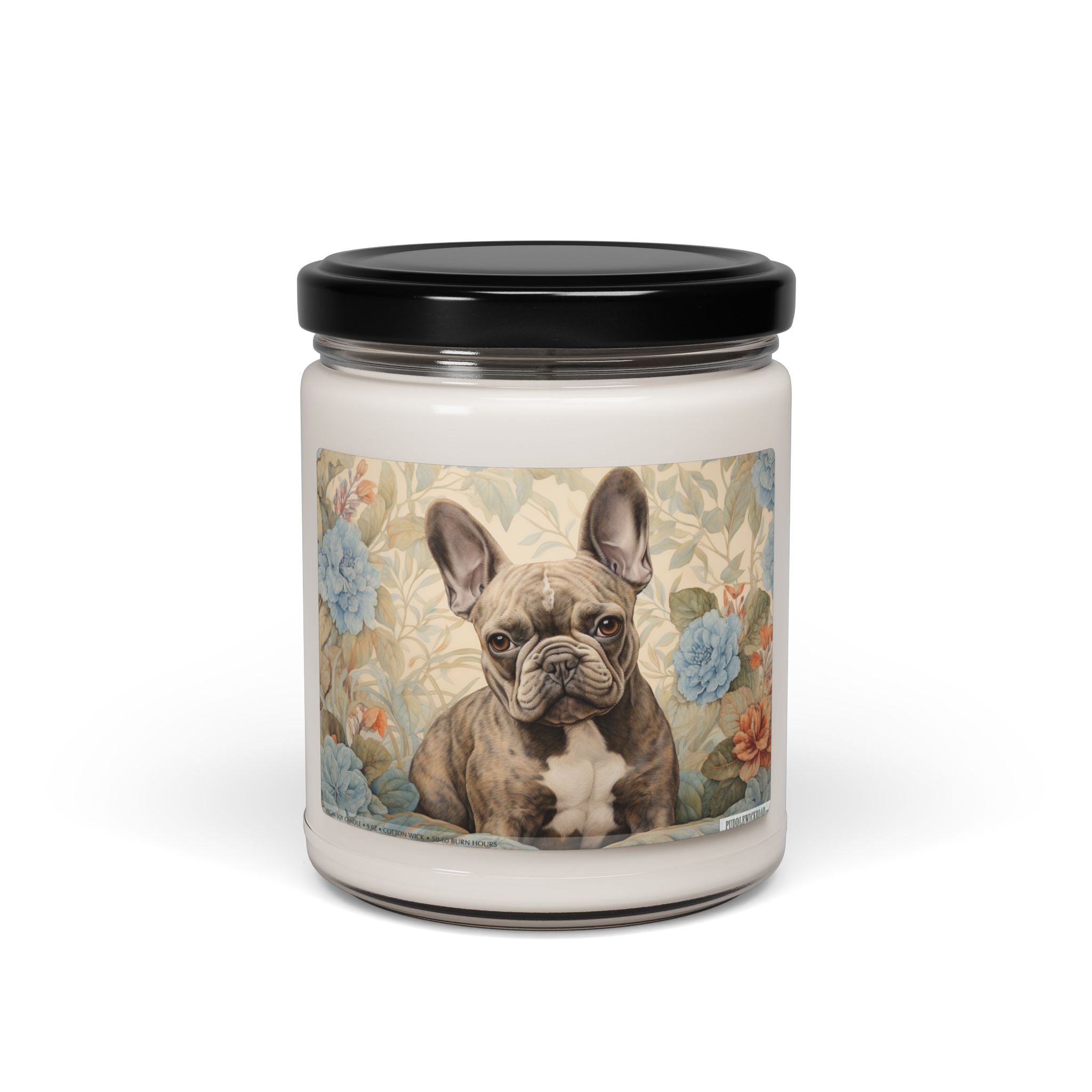 French Bulldog Vintage Soy Candle – Adorable Pet Lover's Gift