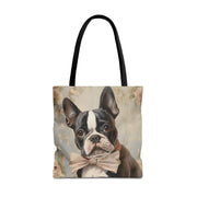 Chic French Bulldog Tote Bag, Canvas Market and Gift for Dog Lovers