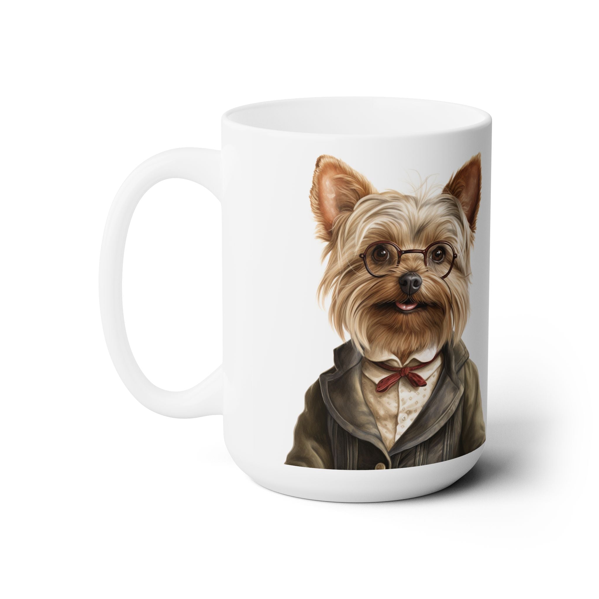 Yorkshire Terrier Mug - Yorkie Gentleman Art for Dog Lovers