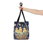 Chick Basket Spring Tote Bag - Easter Gift and Shopping Essential