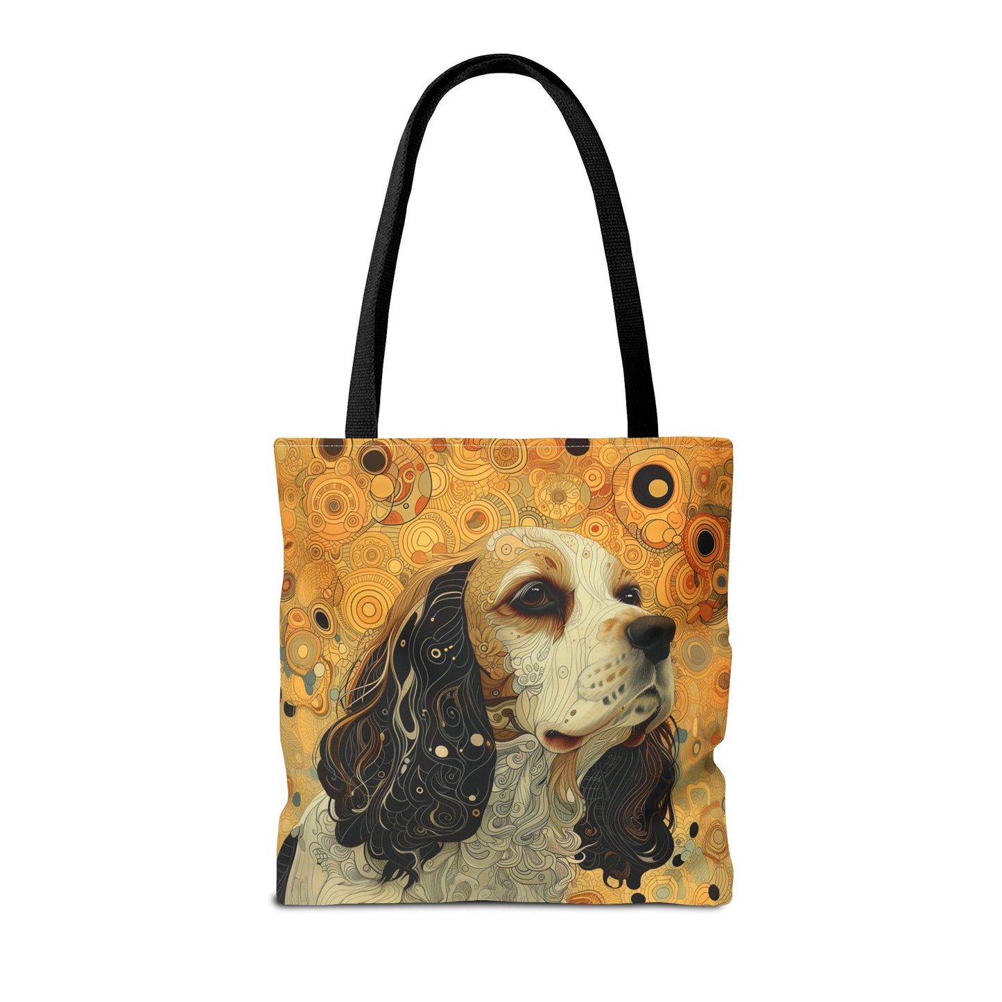 Cocker Spaniel Art Tote Bag, Vibrant Eco-Friendly Shopping Bag