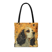 Cocker Spaniel Art Tote Bag, Vibrant Eco-Friendly Shopping Bag