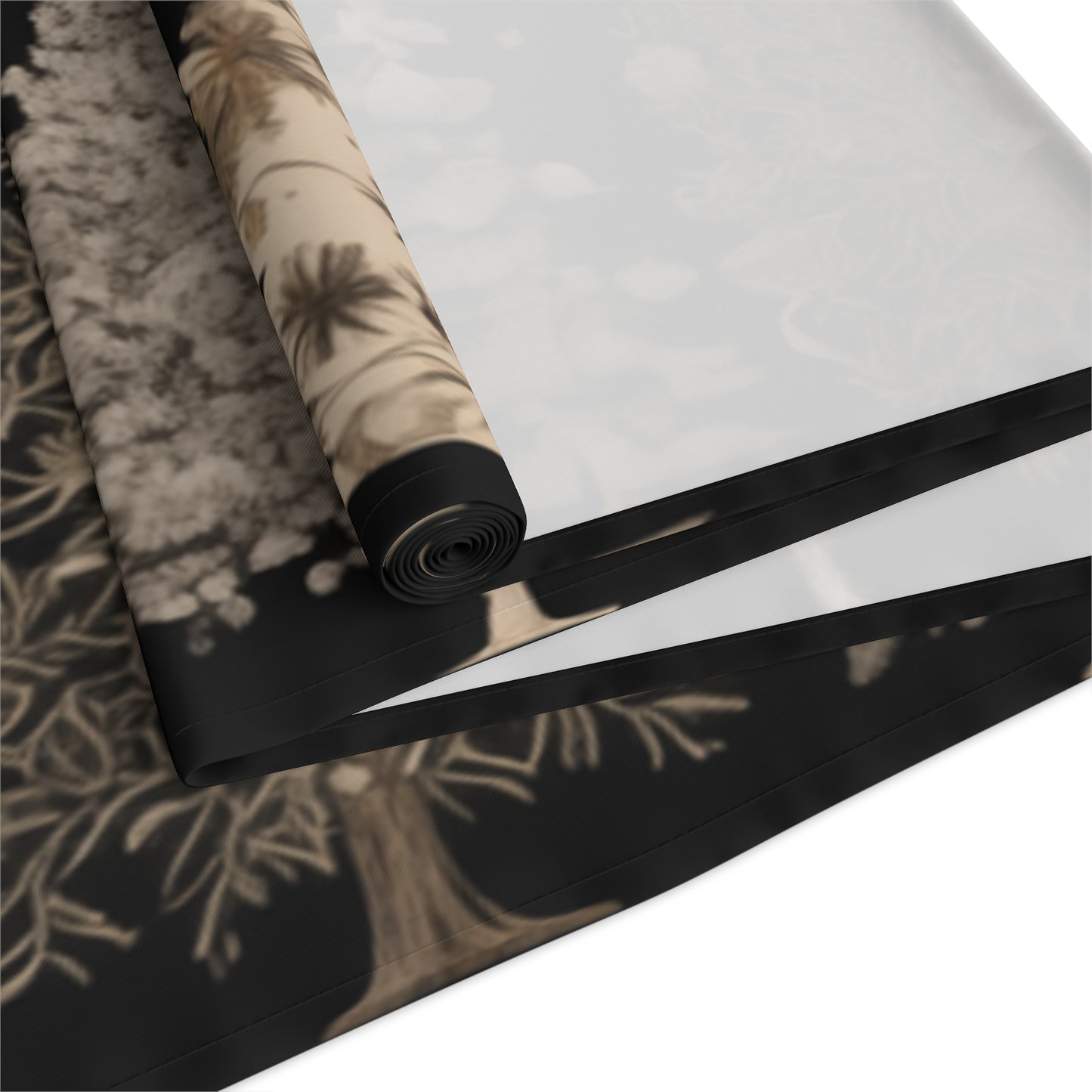 Midnight Forest Christmas Tree Table Runner | Elegant Holiday Décor (72" or 90")