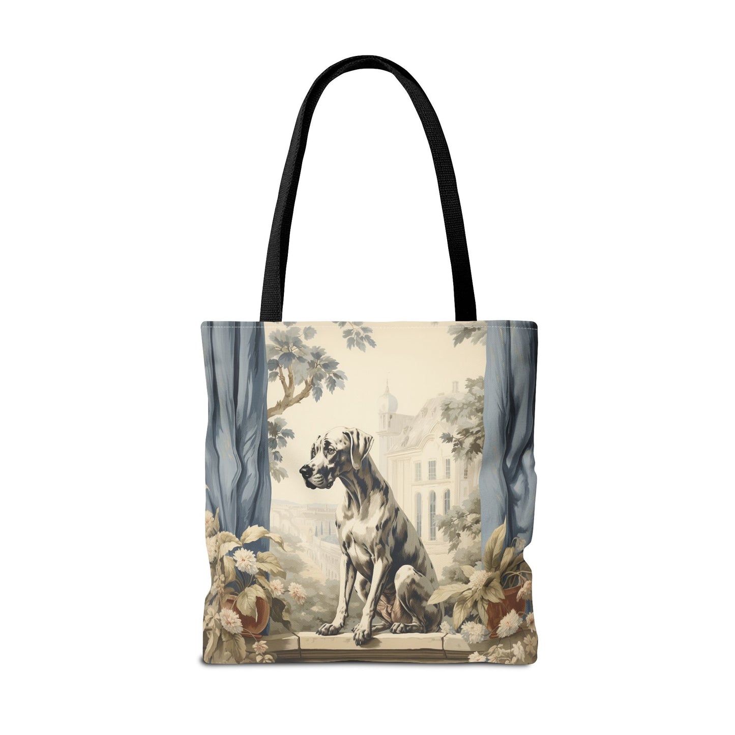 Great Dane Manor Art Tote Bag, Eco-Friendly Dog Lover Gift