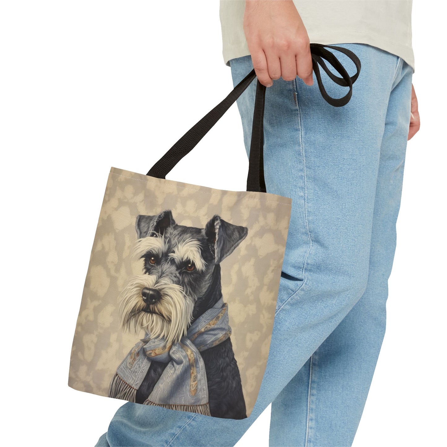 Charming Schnauzer Tote Bag – Artistic, Durable & Eco-Friendly