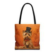 Yorkshire Terrier Dapper Dog Tote, Eco-Friendly Grocery Bag