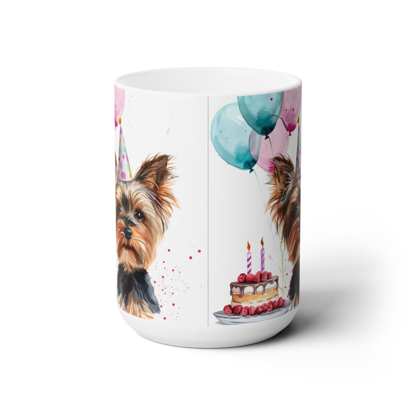 Yorkie Birthday Celebration Mug – Perfect Gift for Dog Lovers