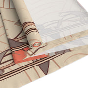 Art Nouveau Rose Table Runner | Red, Beige, and Brown Floral Décor (72" or 90")