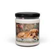 Golden Retriever Vintage Soy Candle - Dog Lover Gift