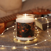 Rottweiler Blossom Vintage Soy Candle Gift